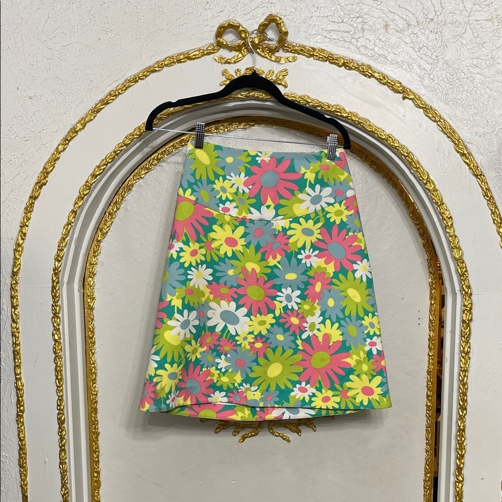 Marni Floral A-Line Skirt | Bright Print | Sold As-Is | No Size Tag